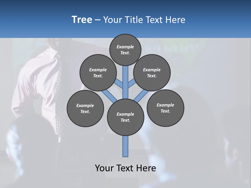 A Man In A Pink Shirt And Tie Standing In Front Of A Projector Screen PowerPoint Template