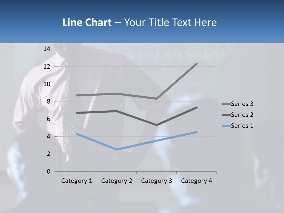 A Man In A Pink Shirt And Tie Standing In Front Of A Projector Screen PowerPoint Template
