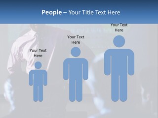 A Man In A Pink Shirt And Tie Standing In Front Of A Projector Screen PowerPoint Template