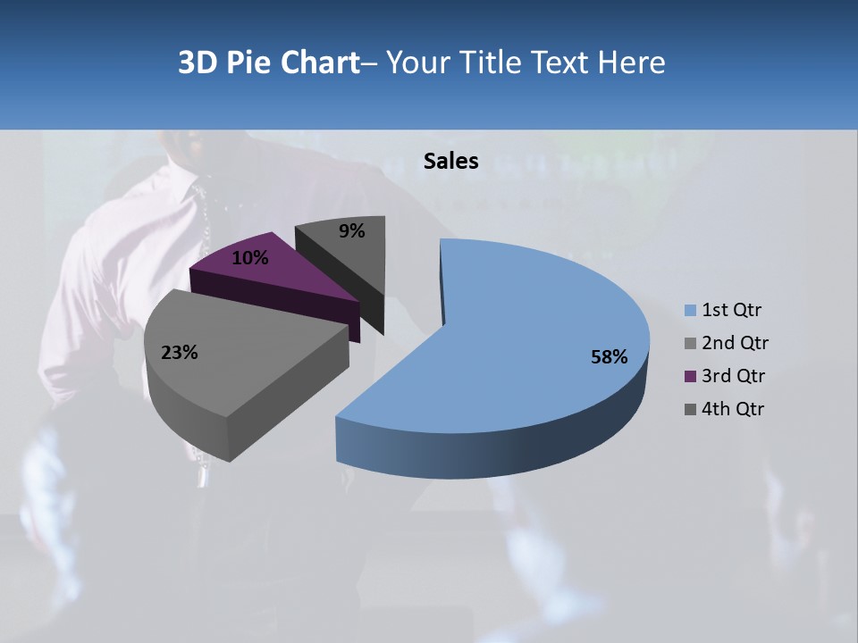 A Man In A Pink Shirt And Tie Standing In Front Of A Projector Screen PowerPoint Template