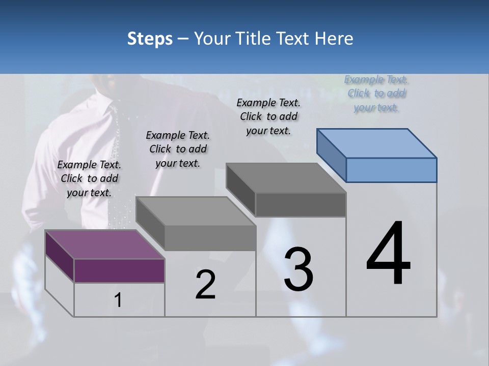 A Man In A Pink Shirt And Tie Standing In Front Of A Projector Screen PowerPoint Template