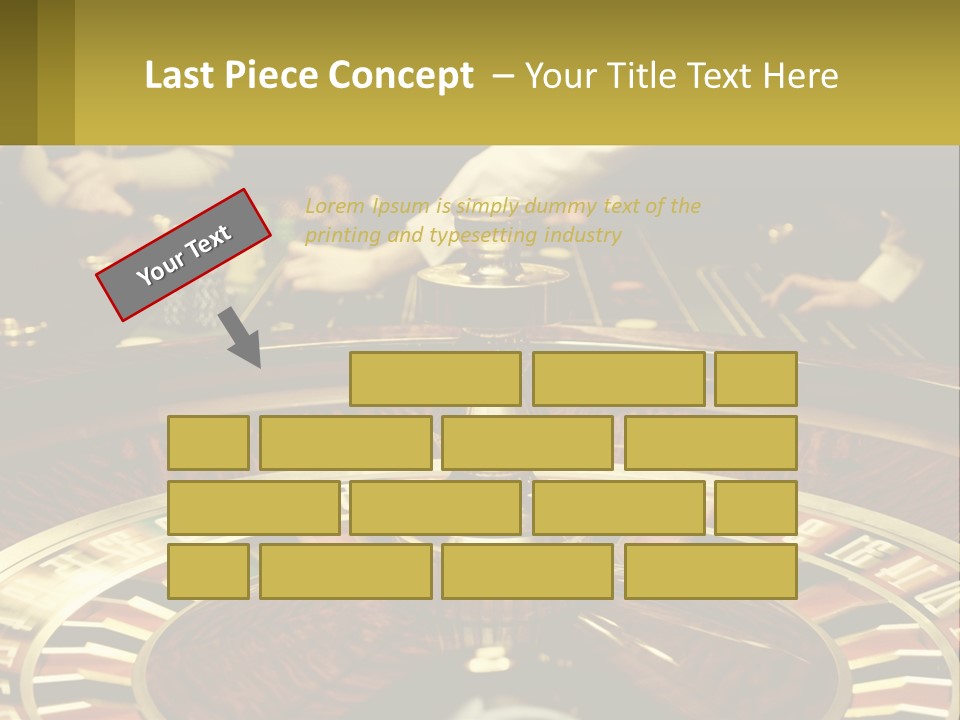 A Casino Table With People Playing A Game Of Roule PowerPoint Template