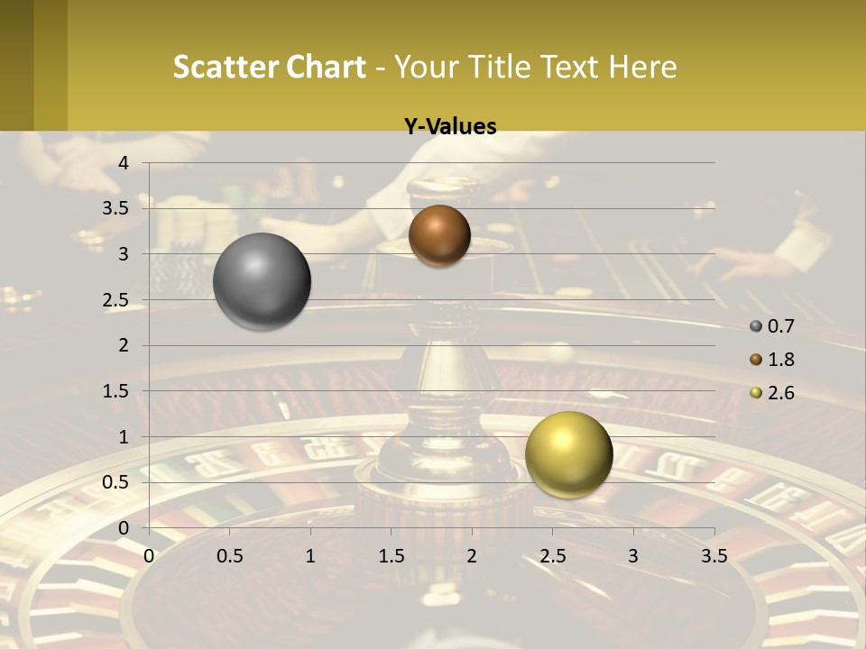 A Casino Table With People Playing A Game Of Roule PowerPoint Template