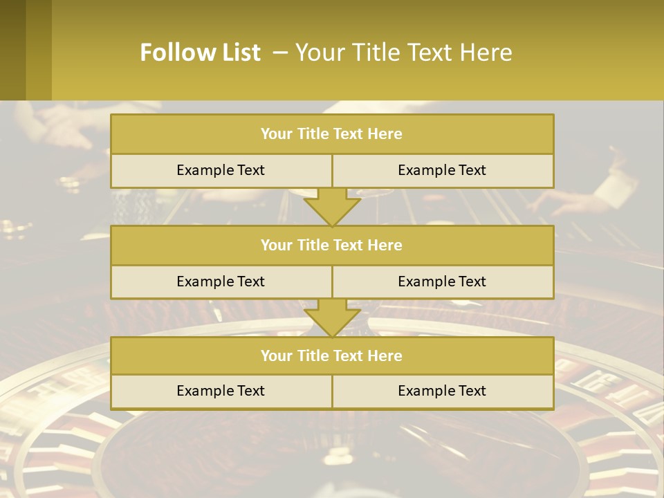 A Casino Table With People Playing A Game Of Roule PowerPoint Template