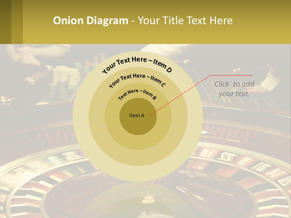 A Casino Table With People Playing A Game Of Roule PowerPoint Template
