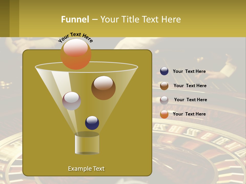 A Casino Table With People Playing A Game Of Roule PowerPoint Template