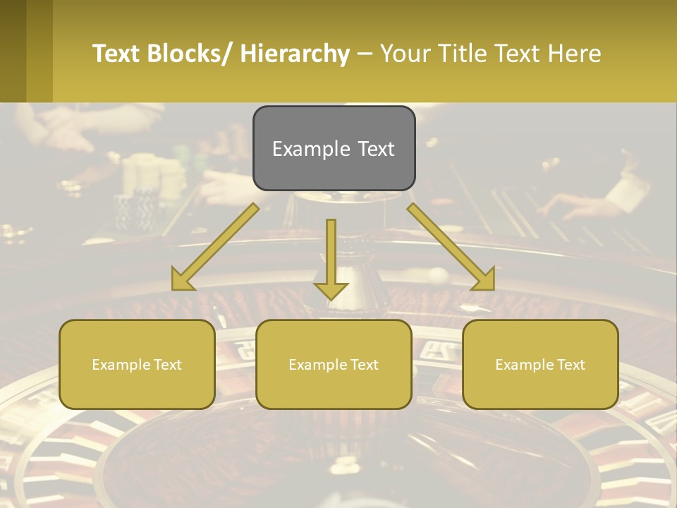 A Casino Table With People Playing A Game Of Roule PowerPoint Template