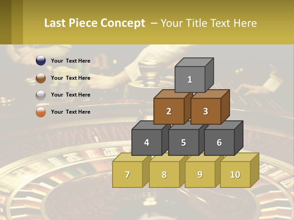 A Casino Table With People Playing A Game Of Roule PowerPoint Template