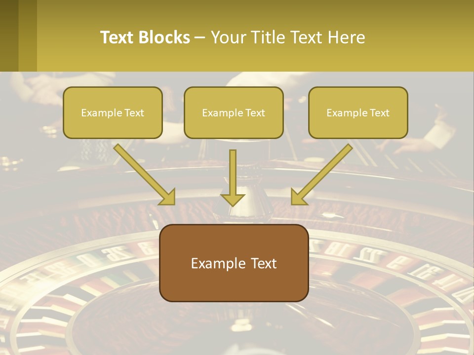 A Casino Table With People Playing A Game Of Roule PowerPoint Template