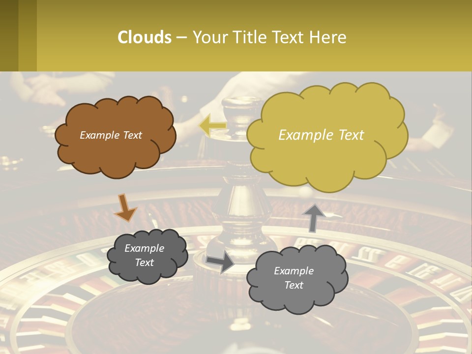 A Casino Table With People Playing A Game Of Roule PowerPoint Template