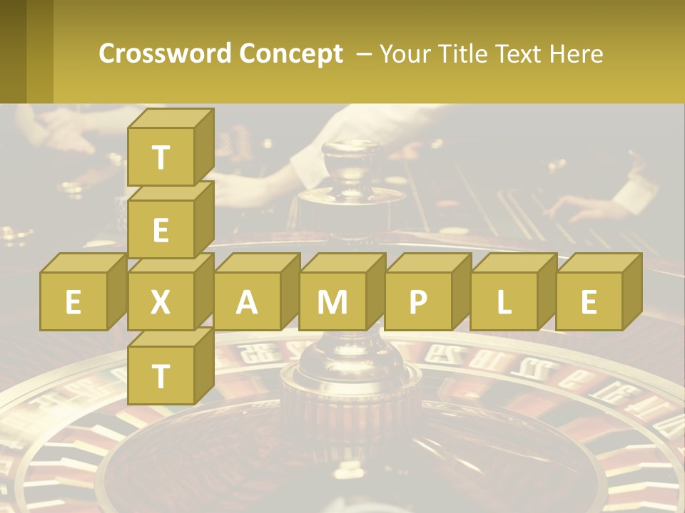 A Casino Table With People Playing A Game Of Roule PowerPoint Template