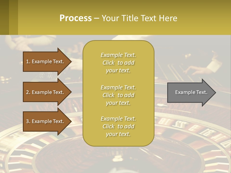 A Casino Table With People Playing A Game Of Roule PowerPoint Template