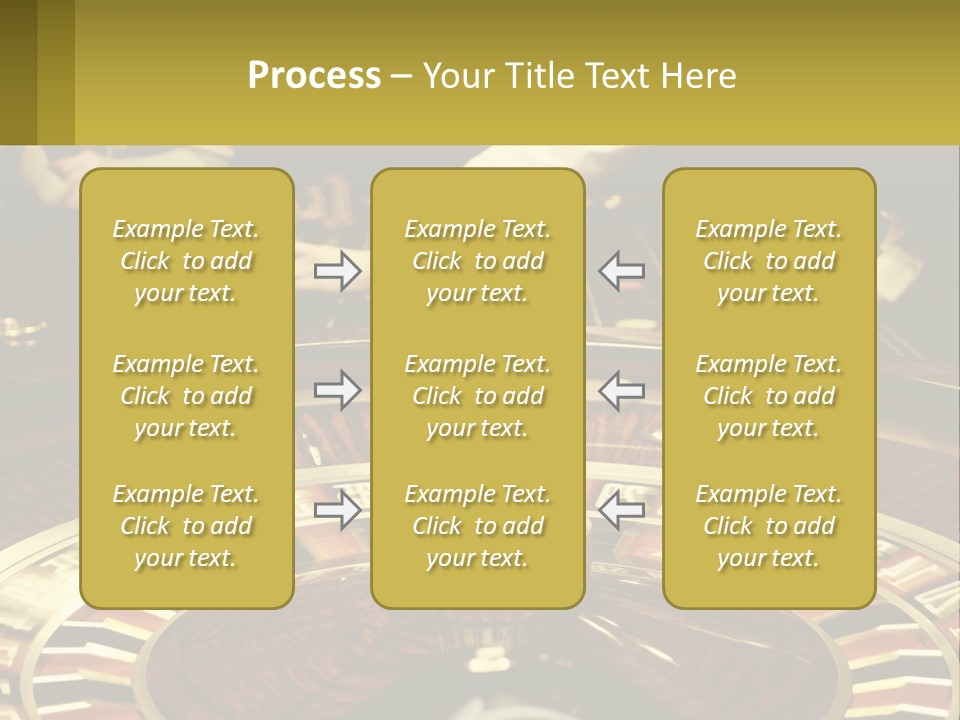 A Casino Table With People Playing A Game Of Roule PowerPoint Template