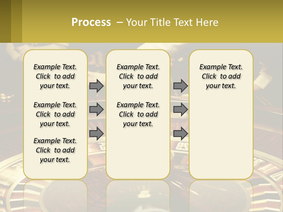 A Casino Table With People Playing A Game Of Roule PowerPoint Template