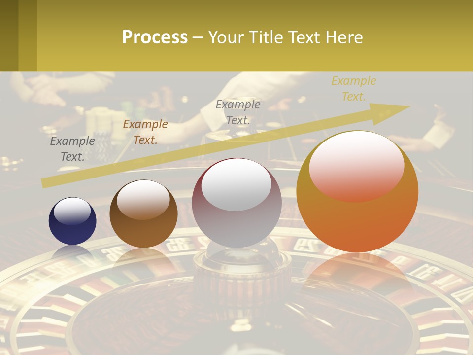 A Casino Table With People Playing A Game Of Roule PowerPoint Template