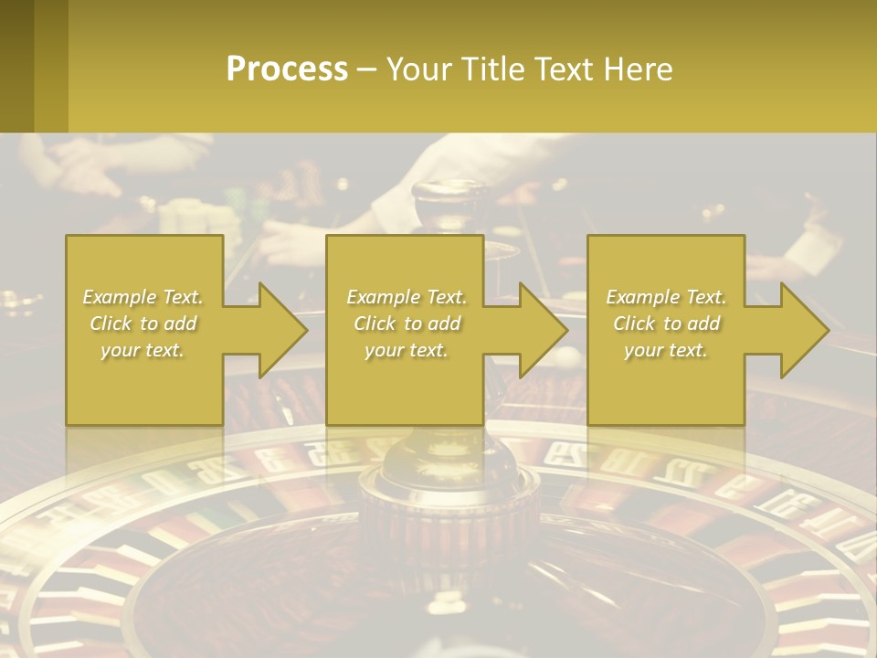 A Casino Table With People Playing A Game Of Roule PowerPoint Template