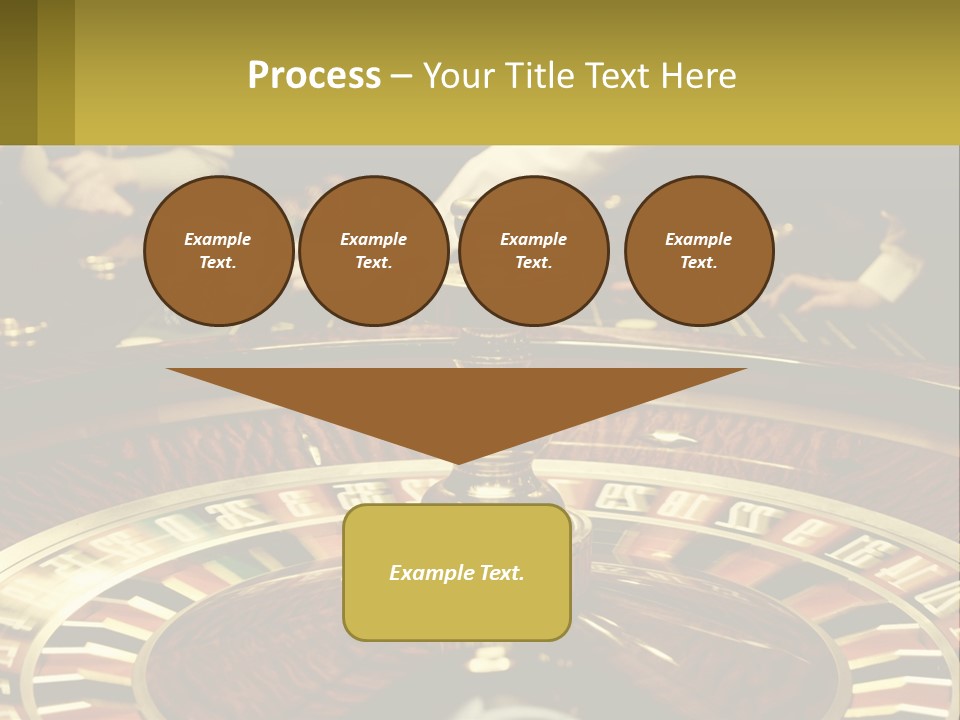A Casino Table With People Playing A Game Of Roule PowerPoint Template