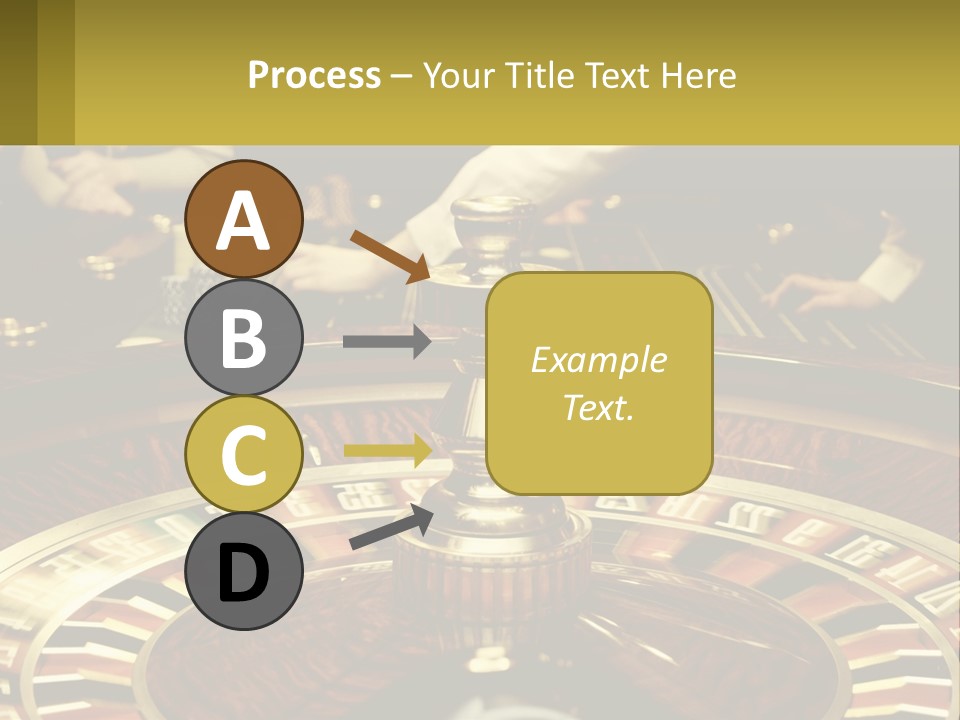 A Casino Table With People Playing A Game Of Roule PowerPoint Template