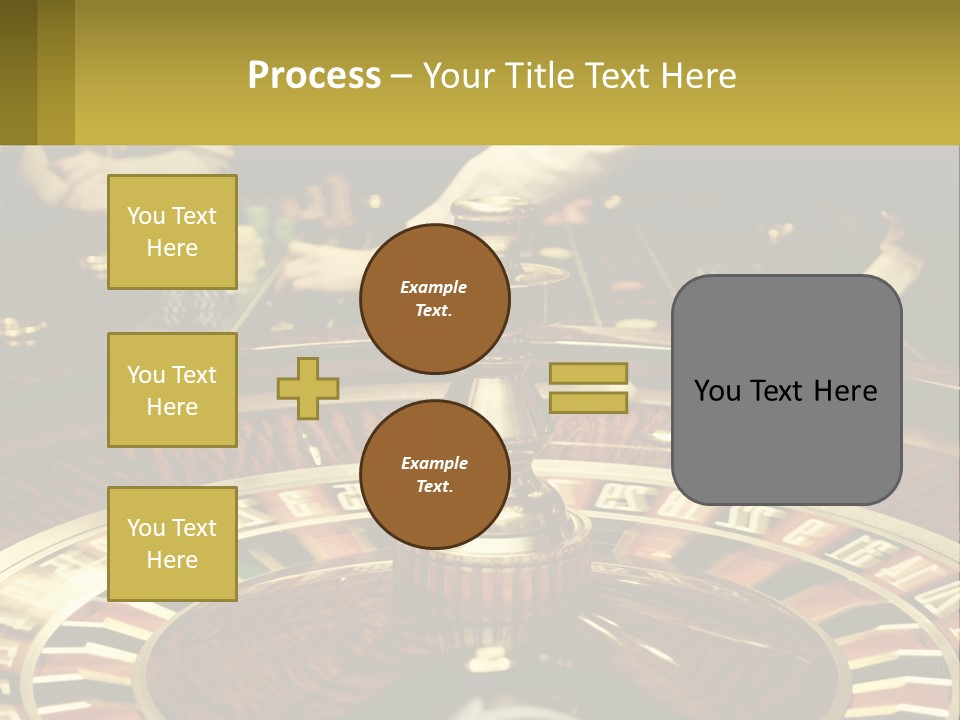 A Casino Table With People Playing A Game Of Roule PowerPoint Template