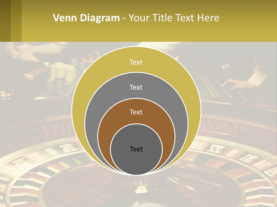 A Casino Table With People Playing A Game Of Roule PowerPoint Template