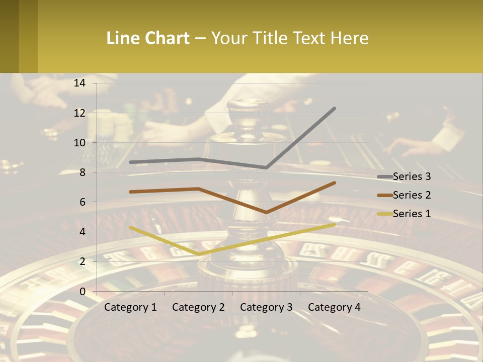 A Casino Table With People Playing A Game Of Roule PowerPoint Template