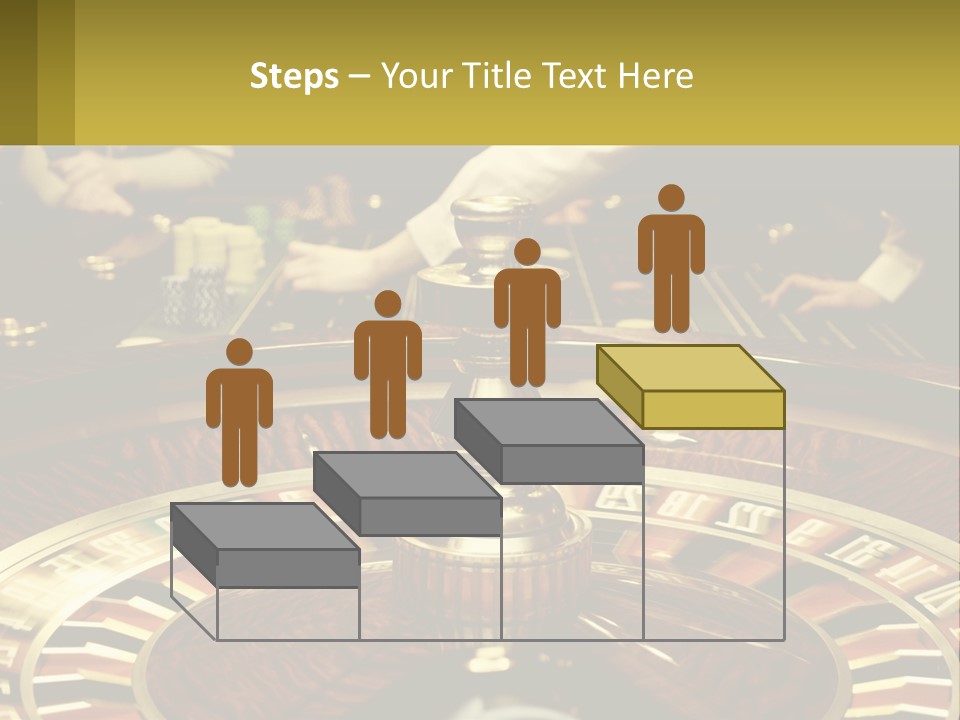 A Casino Table With People Playing A Game Of Roule PowerPoint Template