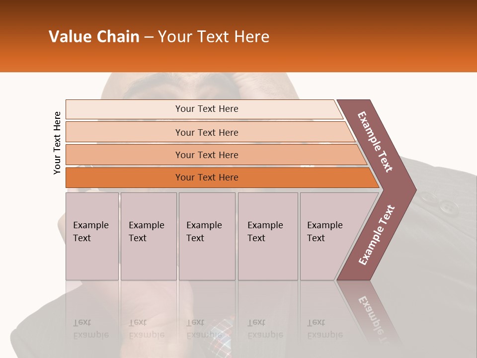 A Man Holding A Cell Phone To His Ear PowerPoint Template