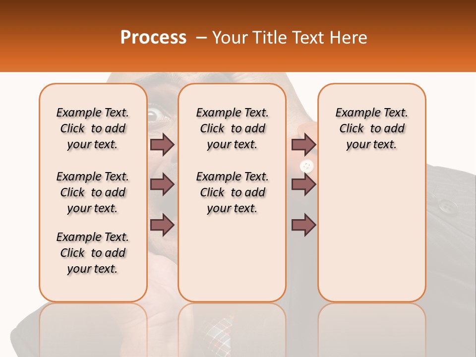 A Man Holding A Cell Phone To His Ear PowerPoint Template