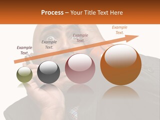 A Man Holding A Cell Phone To His Ear PowerPoint Template