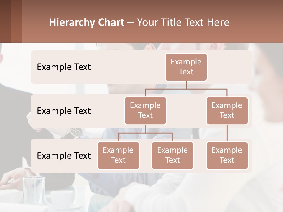 A Group Of People Sitting At A Table In A Meeting PowerPoint Template