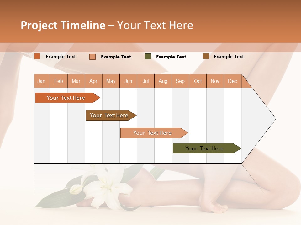 A Woman In A White Bikini Laying On The Ground PowerPoint Template