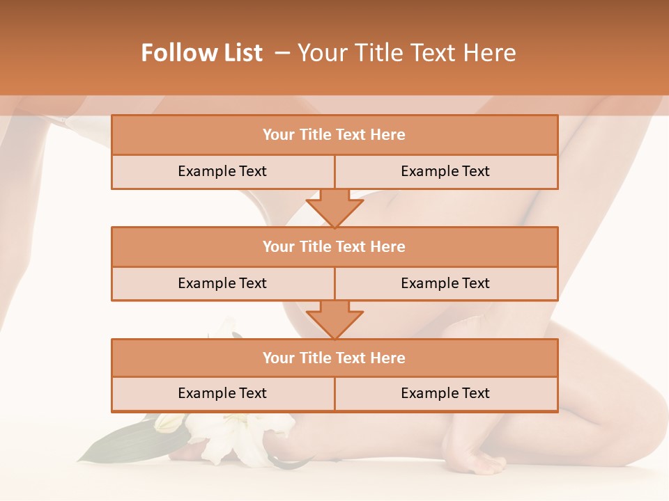 A Woman In A White Bikini Laying On The Ground PowerPoint Template