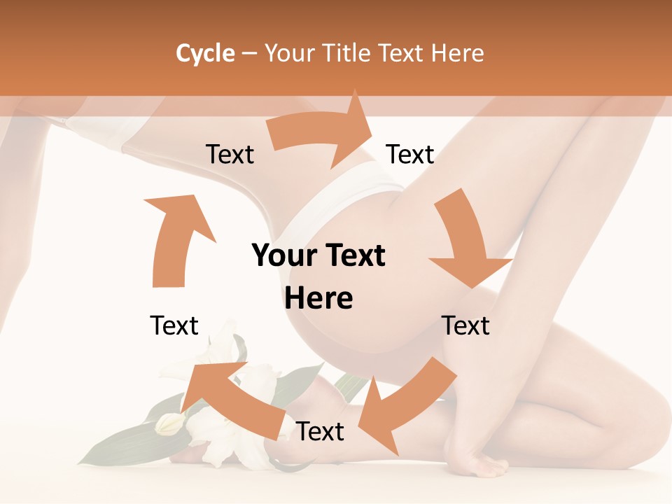 A Woman In A White Bikini Laying On The Ground PowerPoint Template