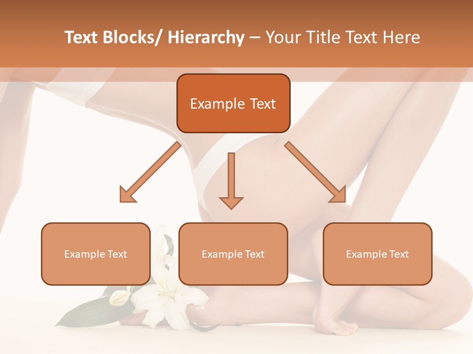 A Woman In A White Bikini Laying On The Ground PowerPoint Template