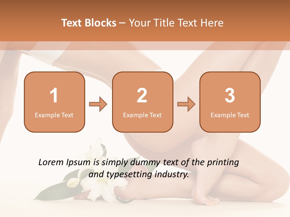 A Woman In A White Bikini Laying On The Ground PowerPoint Template