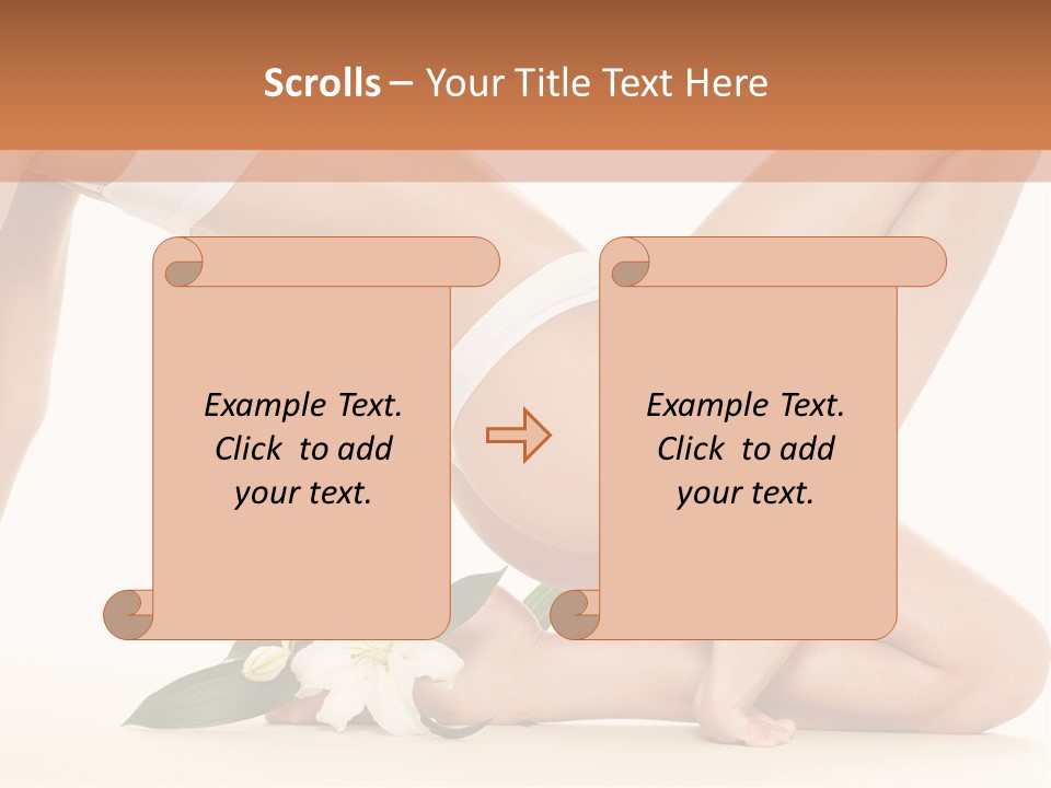 A Woman In A White Bikini Laying On The Ground PowerPoint Template