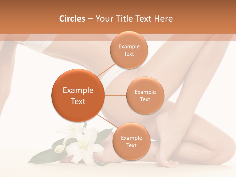 A Woman In A White Bikini Laying On The Ground PowerPoint Template