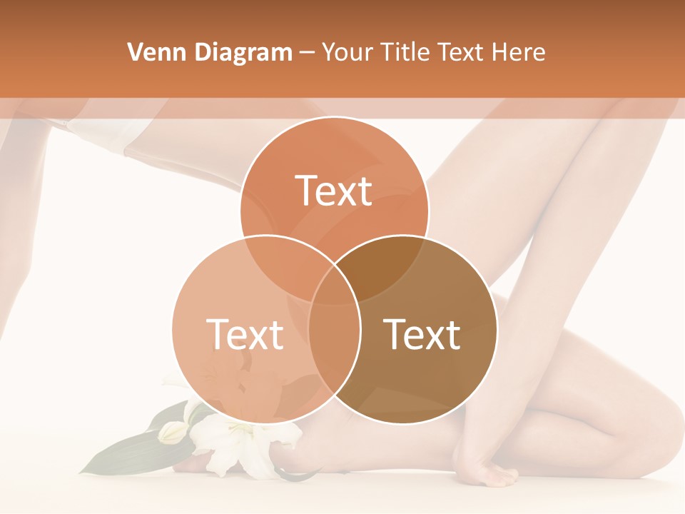A Woman In A White Bikini Laying On The Ground PowerPoint Template