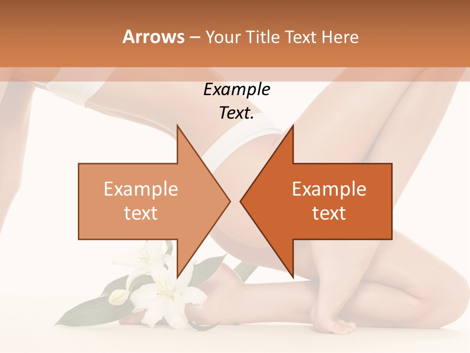 A Woman In A White Bikini Laying On The Ground PowerPoint Template