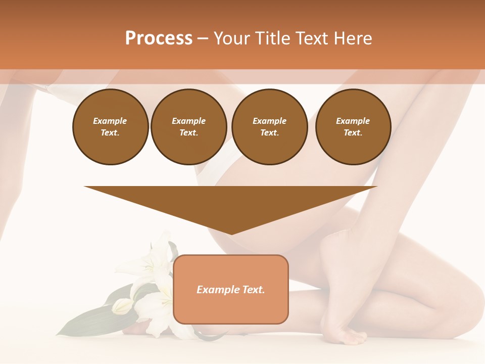 A Woman In A White Bikini Laying On The Ground PowerPoint Template