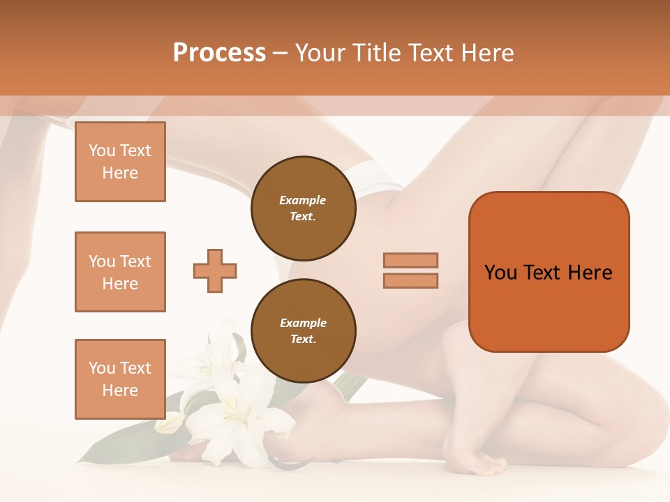 A Woman In A White Bikini Laying On The Ground PowerPoint Template