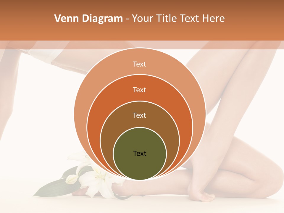 A Woman In A White Bikini Laying On The Ground PowerPoint Template