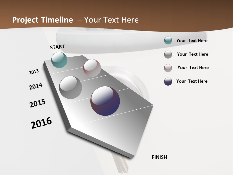 A Door With A Key On It And A Brown Background PowerPoint Template
