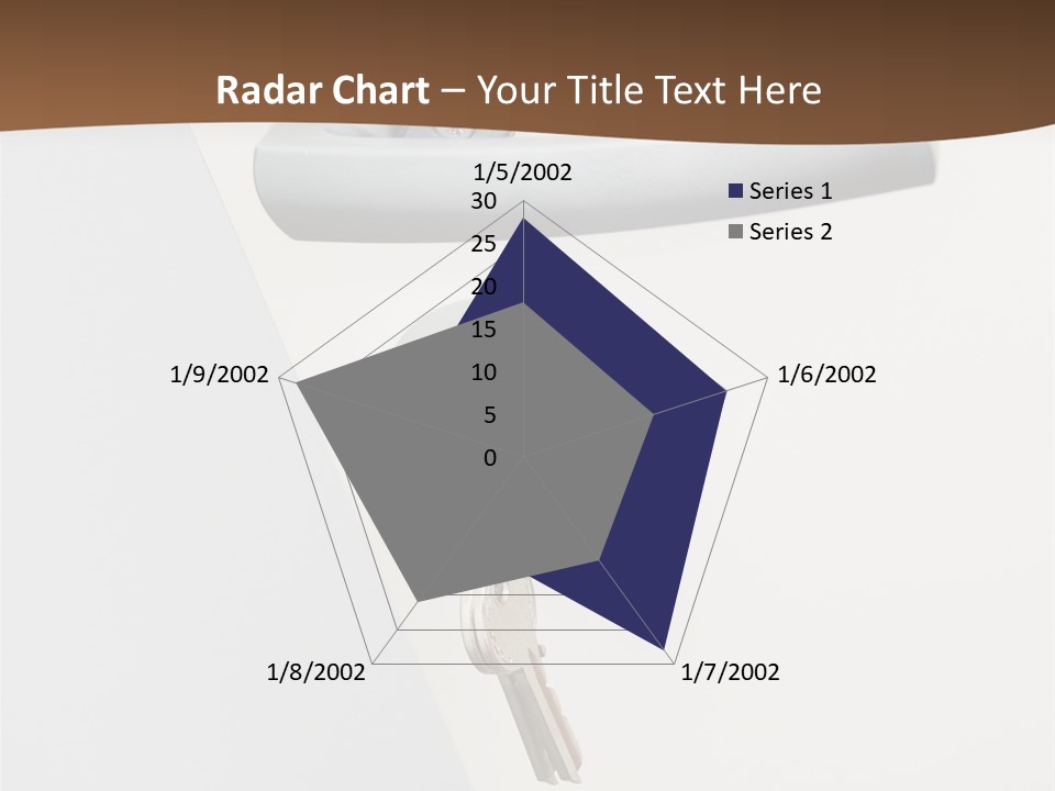 A Door With A Key On It And A Brown Background PowerPoint Template