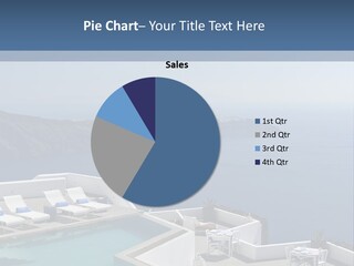 A Swimming Pool With A View Of The Ocean PowerPoint Template