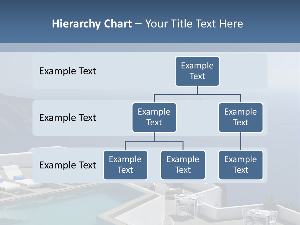 A Swimming Pool With A View Of The Ocean PowerPoint Template