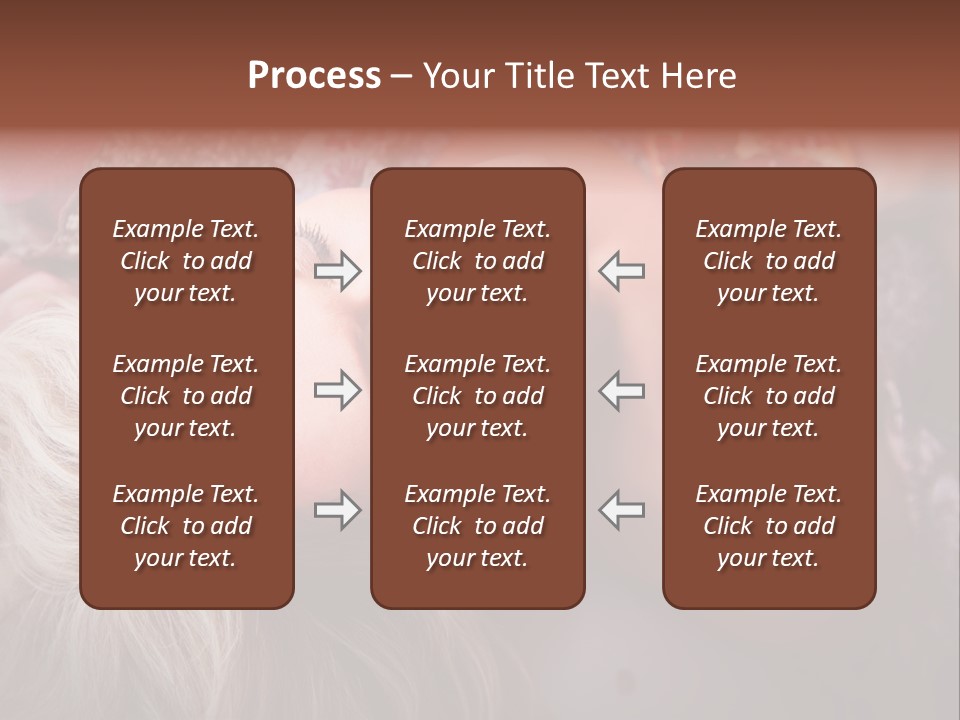 A Woman Laying On Top Of A Bed Next To A Pomegranate PowerPoint Template