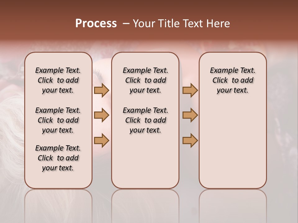 A Woman Laying On Top Of A Bed Next To A Pomegranate PowerPoint Template