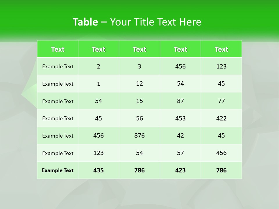 A Green Umbrella Sitting On Top Of A Pile Of Gray Blocks PowerPoint Template