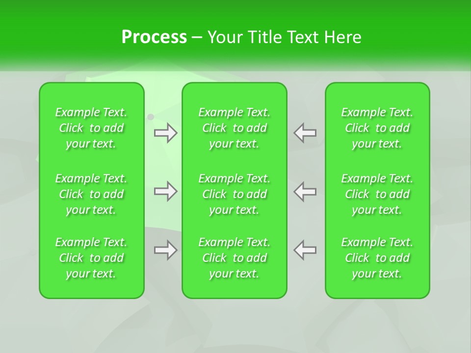 A Green Umbrella Sitting On Top Of A Pile Of Gray Blocks PowerPoint Template